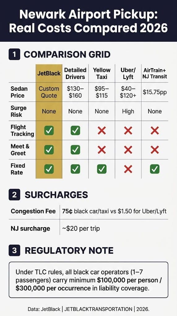 Infographic How To Book An Airport Pick Up In Newark