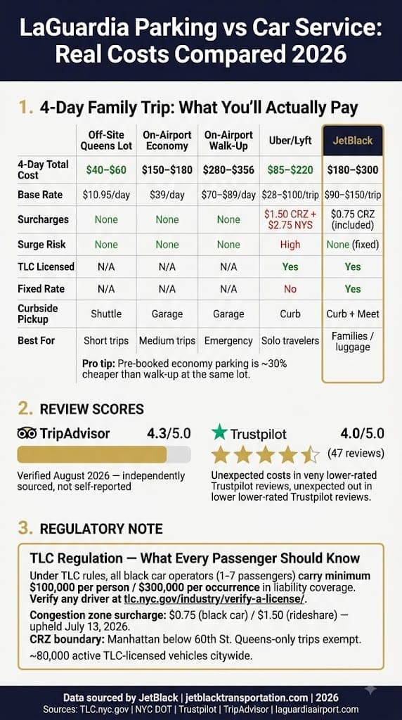 Infographic Laguardia Parking