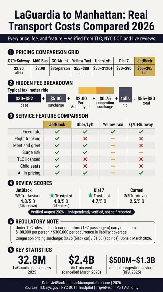 Laguardia Airport To Manhattan Train: The Shocking Truth And 7 Essential Facts For 2026 3 August 26, 2026 Infographic Laguardia Airport To Manhattan Train