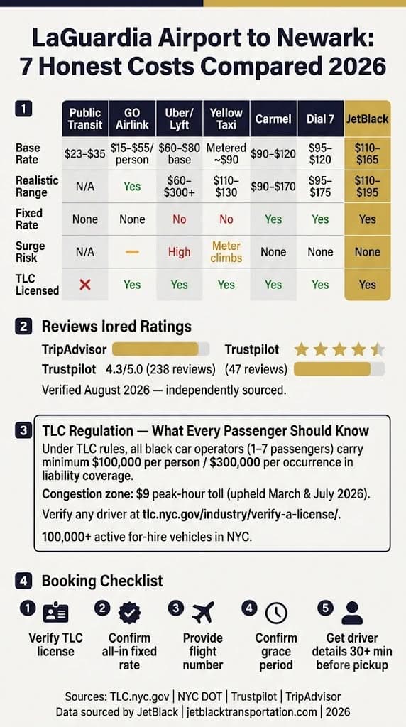 Infographic 
Laguardia Airport To Newark