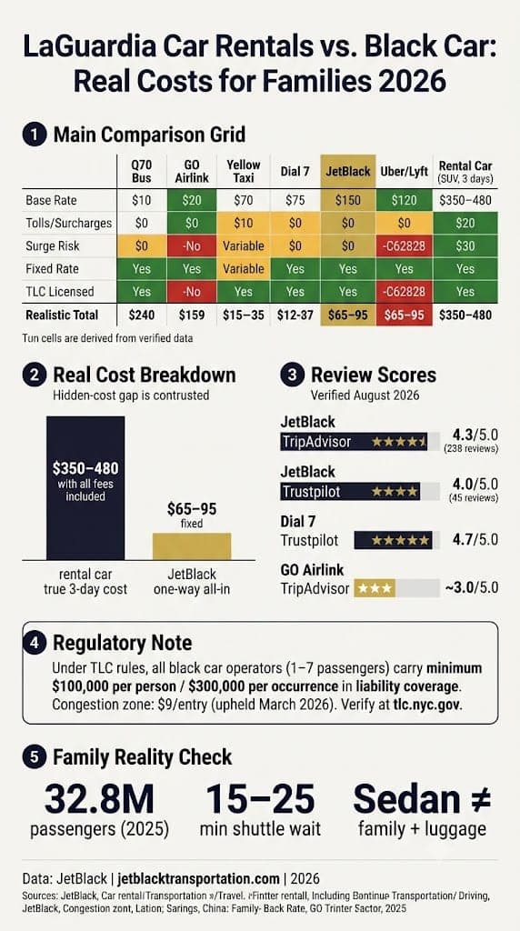 Infographic Laguardia Car Rentals
