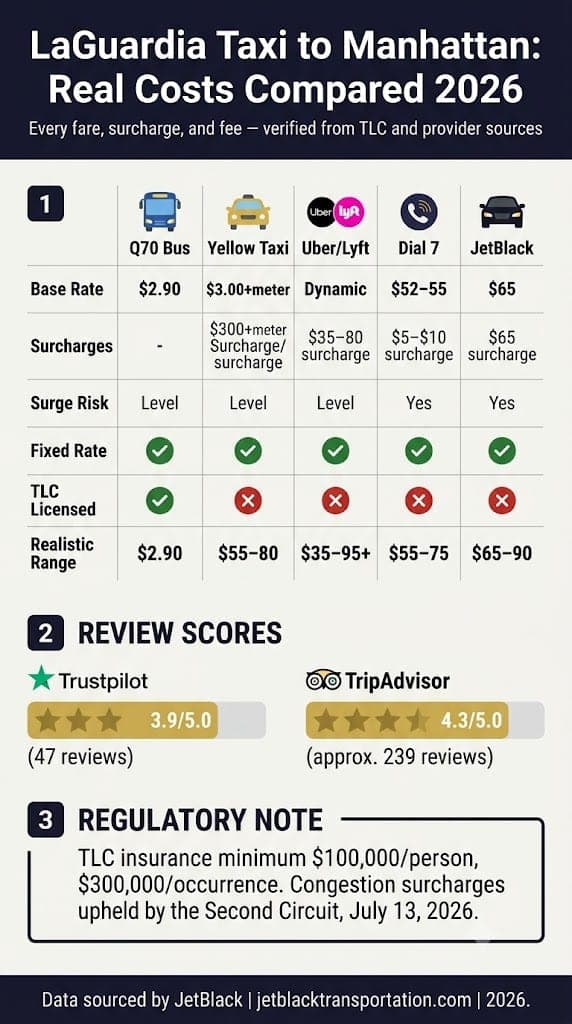 Laguardia Taxi To Manhattan: 5 Honest Facts For 2026 3 August 31, 2026 Infographic Laguardia Taxi To Manhattan