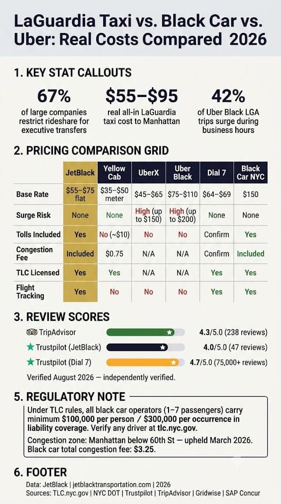 Infographic Laguardia Taxi