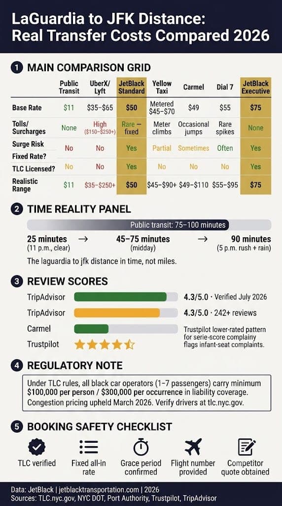 Laguardia To Jfk Distance: 7 Honest Facts For Families In 2026 3 August 31, 2026 Infographic Laguardia To Jfk Distance