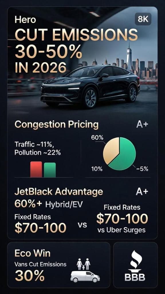 Ultimate Eco Friendly Chauffeur Service From Jfk Airport: Your Green Ride Guide For 2026 3 August 18, 2026 Infographic Eco Friendly Chauffeur Service From Jfk Airport