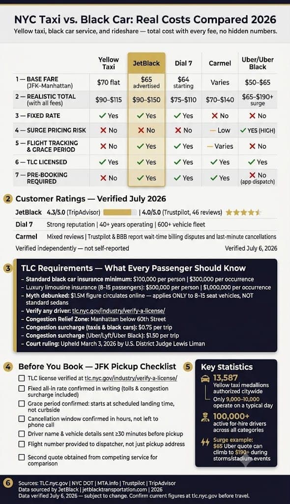 Infographic Luxury Cheapest Taxi Nyc