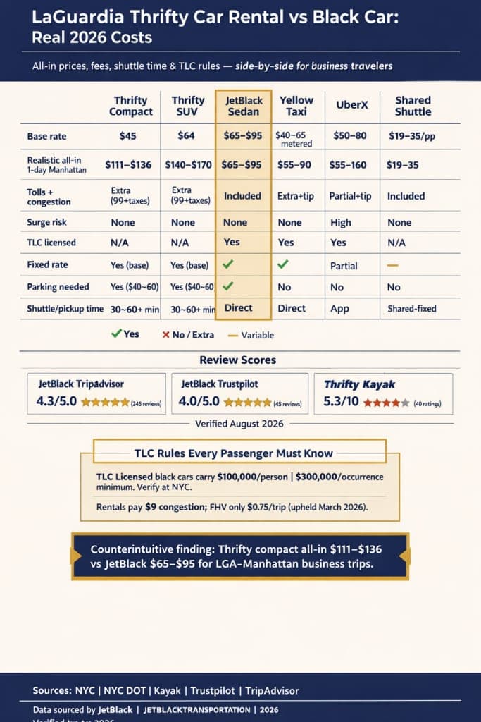 Nyc For-Hire Vehicle Landscape Comparison Infographic