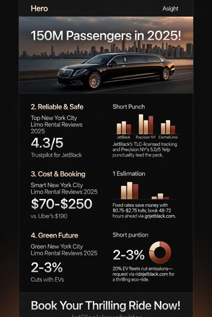 Infographic new york city limo rental reviews 2025