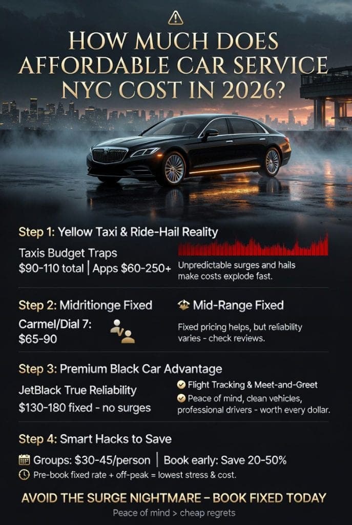 How Much Does Affordable Car Service Nyc Cost In 2026? Real Numbers, Real Stories, No Bs 3 August 27, 2026 Infographic How Much Does Affordable Car Service Nyc Cost