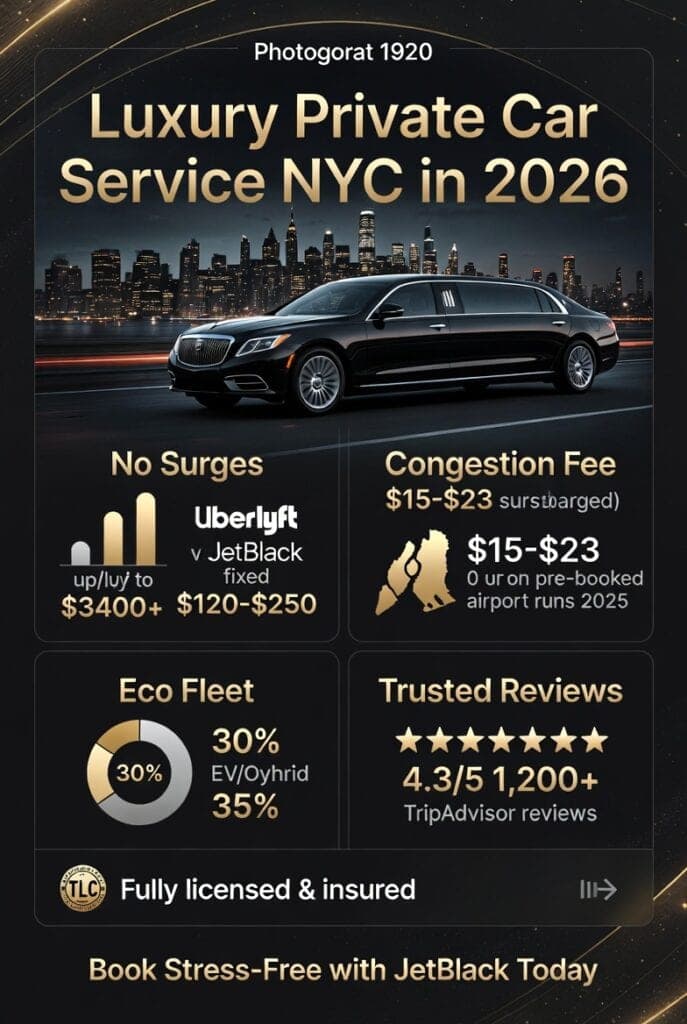 Infographic Luxury Private Car Service Nyc