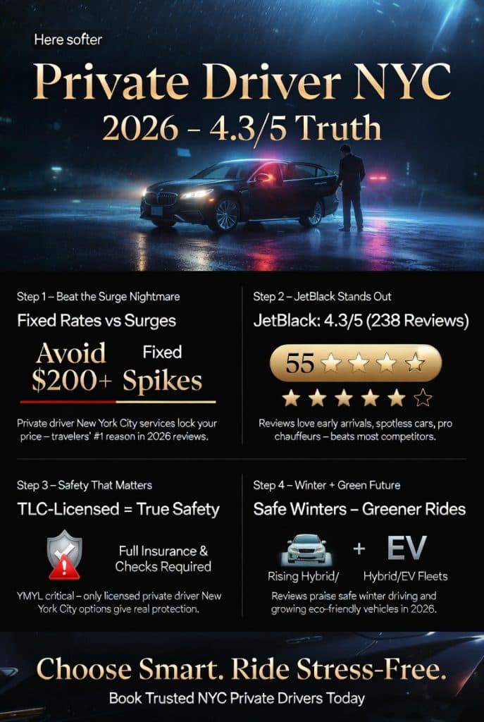 Private Driver New York City Reviews 2026: Honest Insights From Travelers Who'Ve Been There 3 August 30, 2026 Infographic Private Driver New York City Reviews 2026