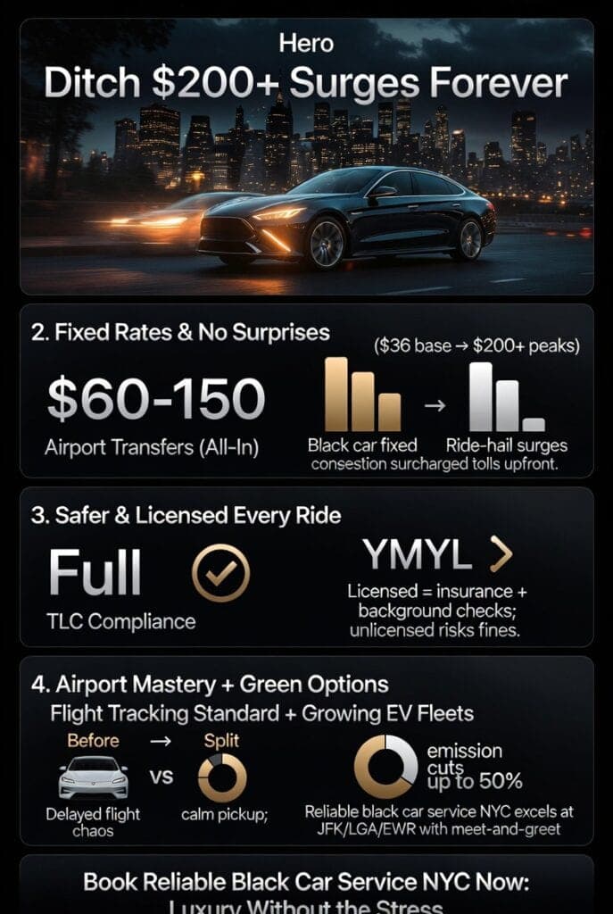 Reliable Black Car Service NYC: Navigating the City in 2026 with Confidence 3 October 13, 2026 Infographic reliable black car service nyc