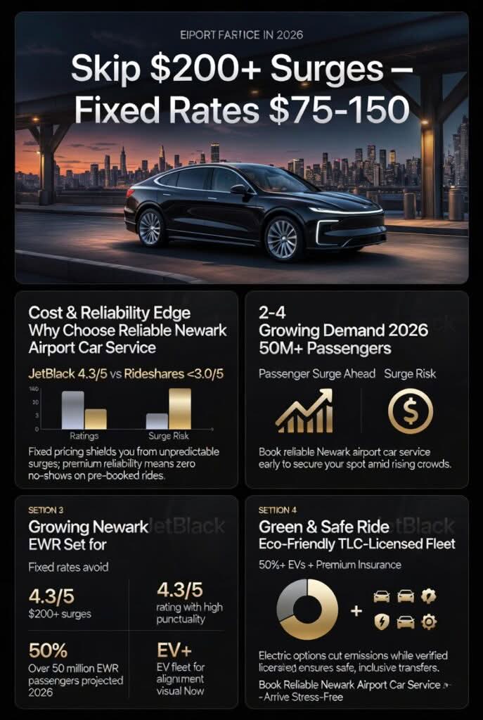 Reliable Newark Airport Car Service in 2026: Dodging the Chaos One Ride at a Time 3 October 25, 2026 Infographic reliable newark airport car service