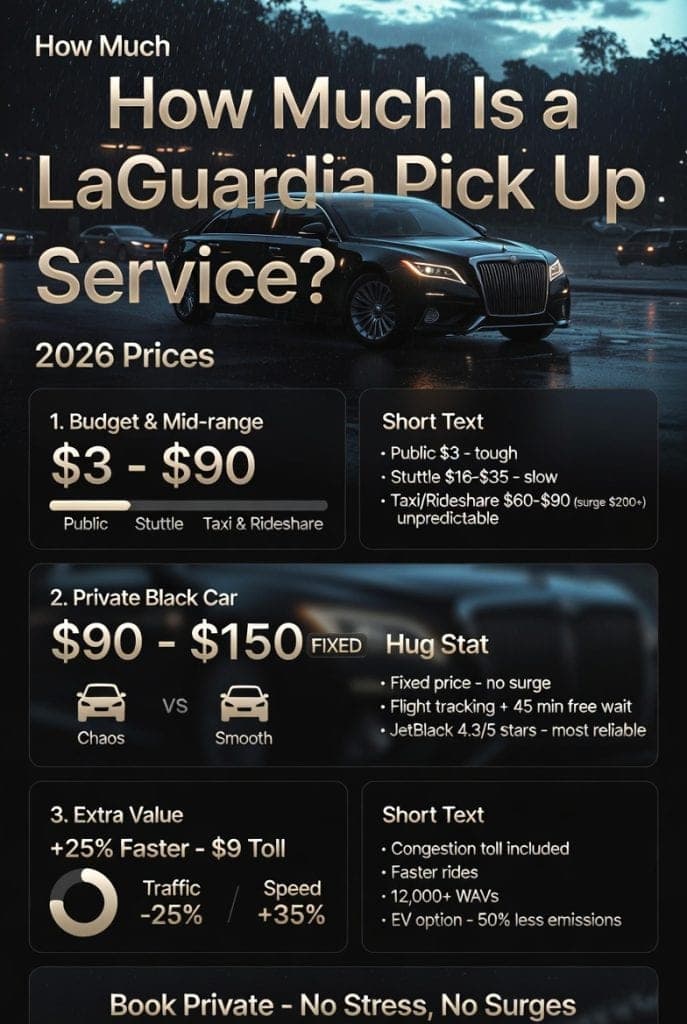 Infographic How Much Is A Laguardia Pick Up Service