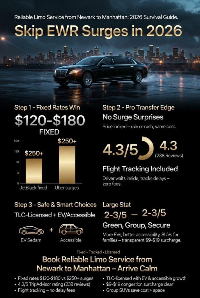Reliable Limo Service From Newark To Manhattan: What I'Ve Learned After Too Many Bad Rides 3 August 17, 2026 Infographic Reliable Limo Service From Newark To Manhattan