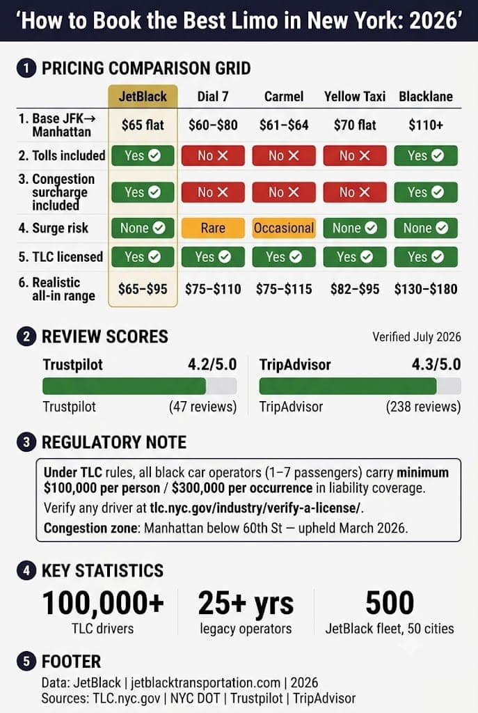 Infographic How To Book The Best Limo In New York