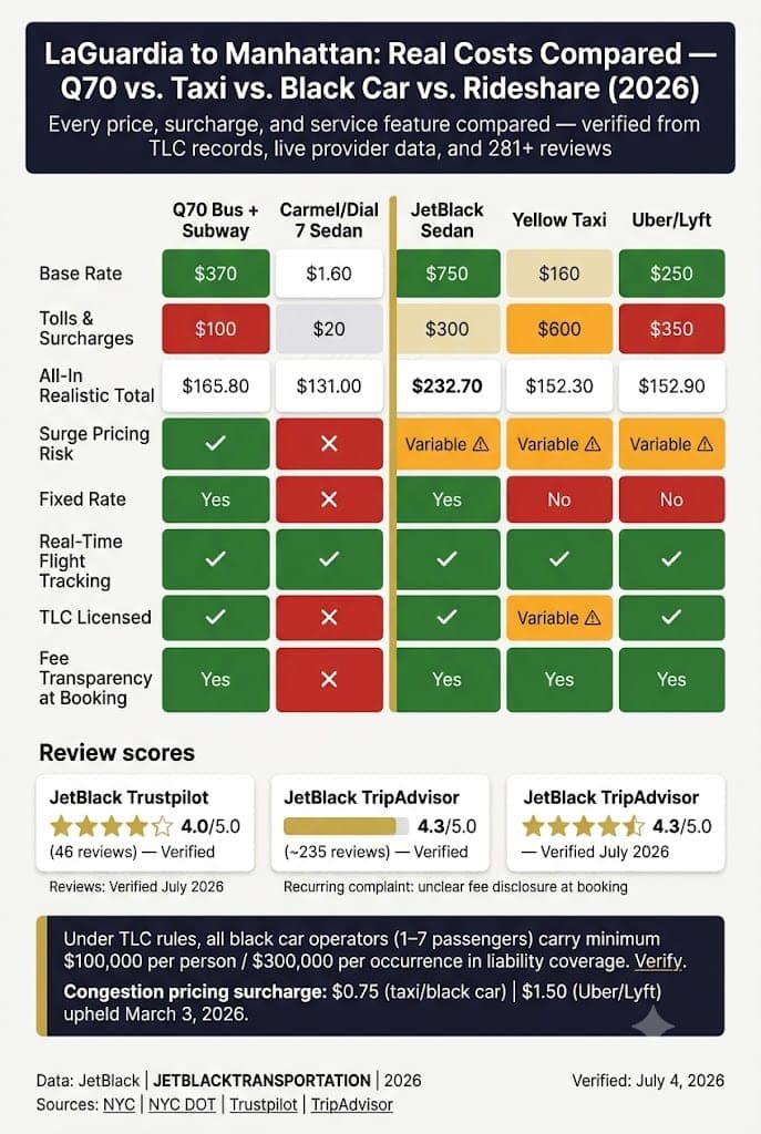 Laguardia To Midtown Manhattan Transportation Tips: Honest 2026 3 August 25, 2026 Infographic Laguardia To Midtown Manhattan Transportation Tips