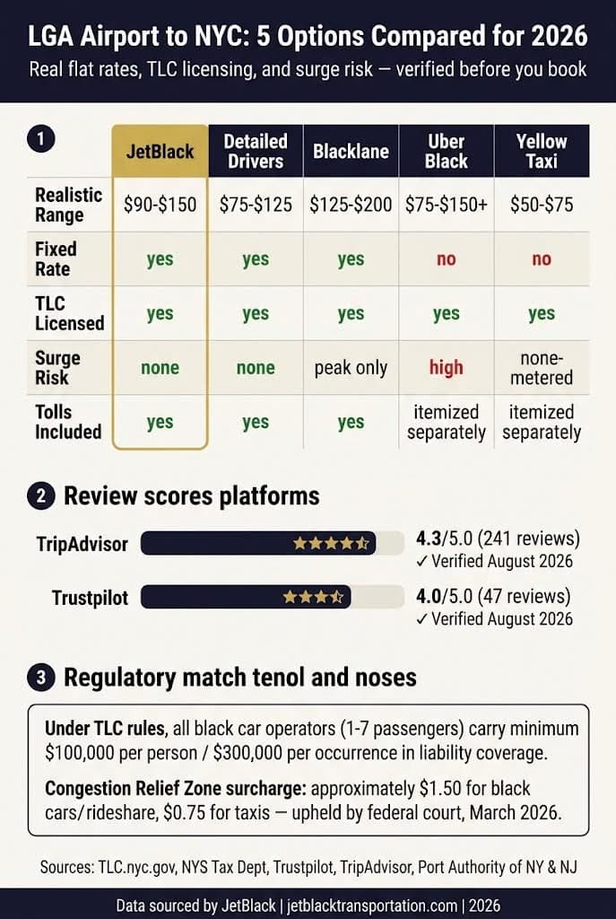 Lga Airport To Nyc: 7 Honest Facts And Real 2026 Prices Ethan Navarro August 21, 2026