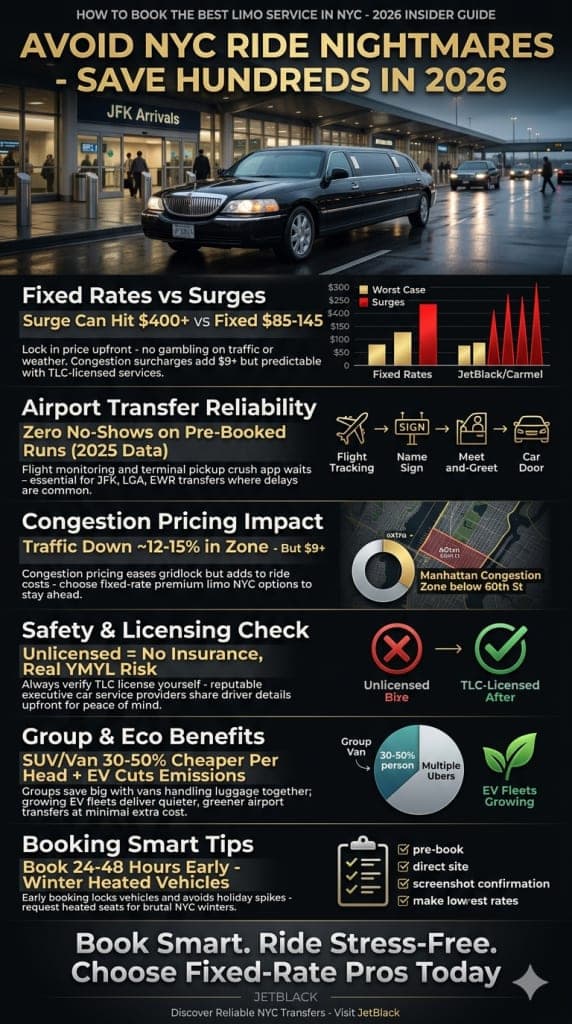 How To Book The Best Limo Service In Nyc-Infographic How To Book The Best Limo Service In Nyc – Congestion Pricing Impact Guide