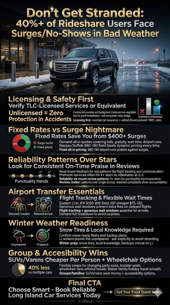 infographic How to choose Long Island car services