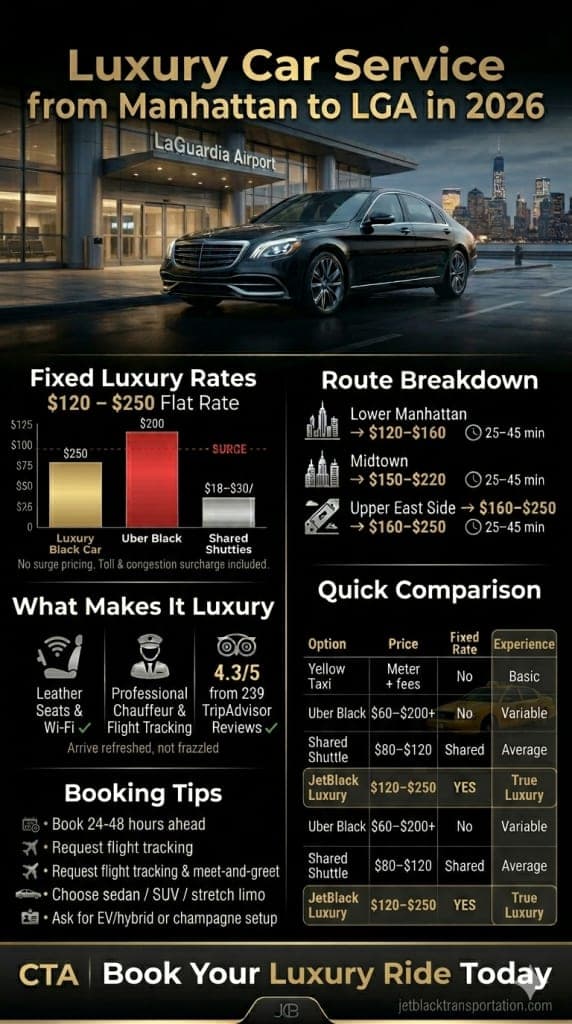 Luxury Car Service From Manhattan To Lga