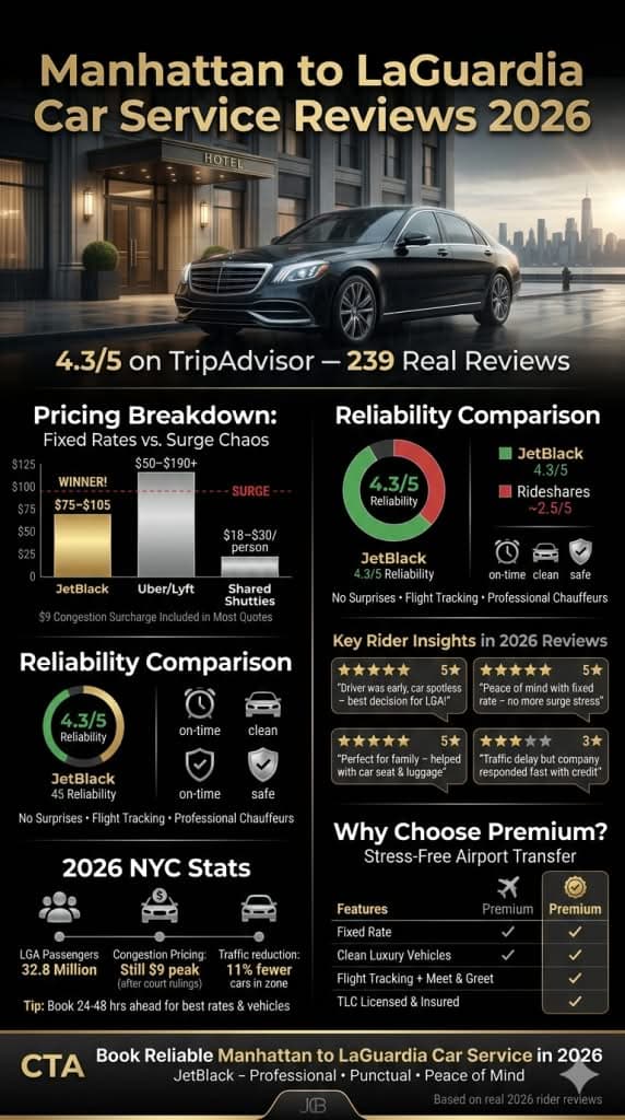 Manhattan To Laguardia Car Service Reviews 2026