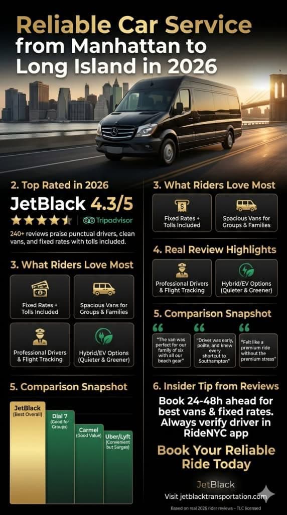 reliable car service from manhattan to long island