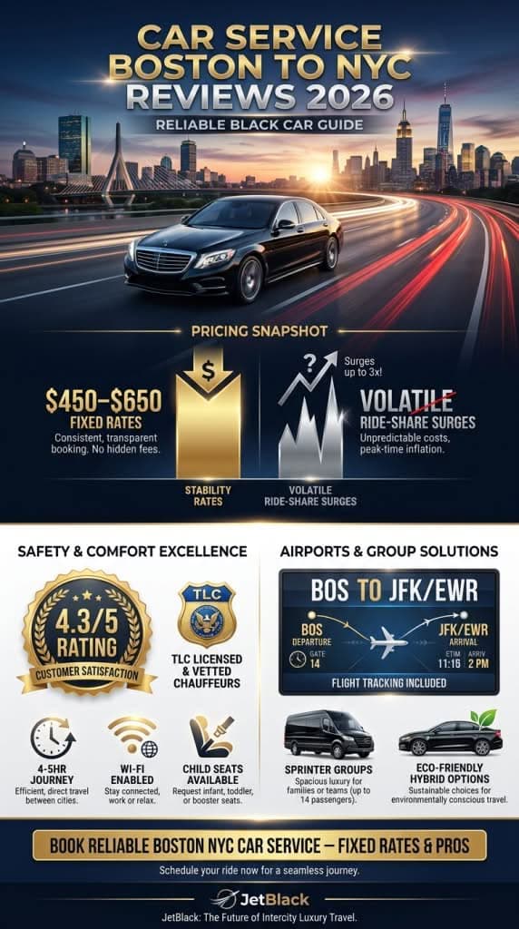 car service boston to nyc reviews 2026