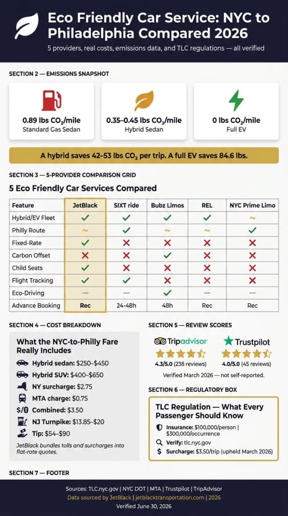 Eco Friendly Car Service From New York To Philadelphia Eco Friendly Car Service From New York To Philadelphia