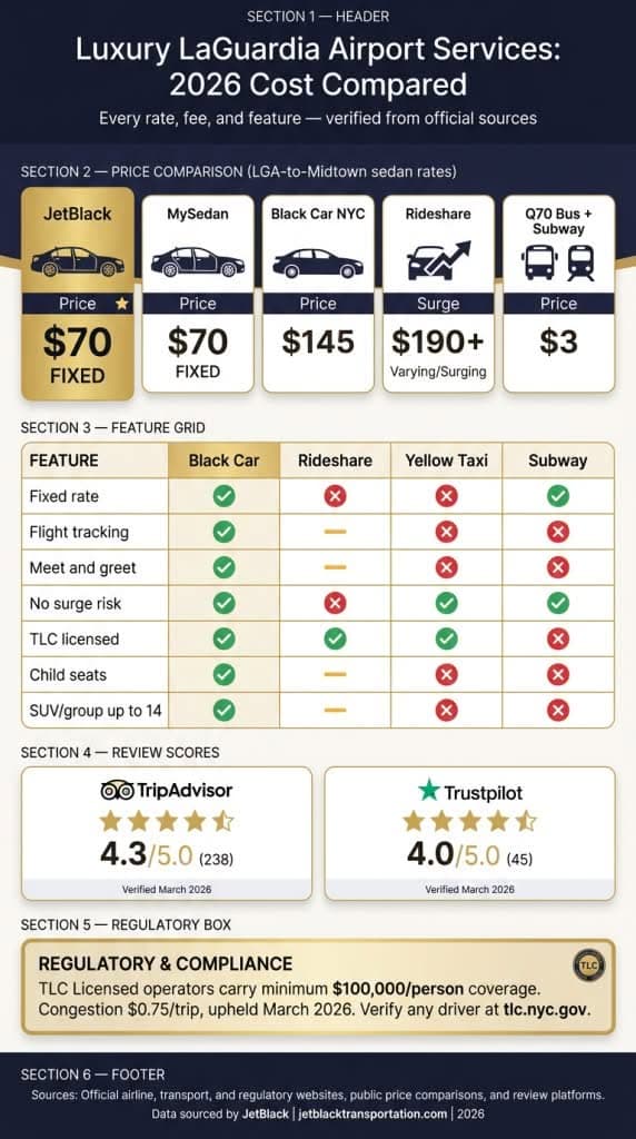 luxury laguardia airport services