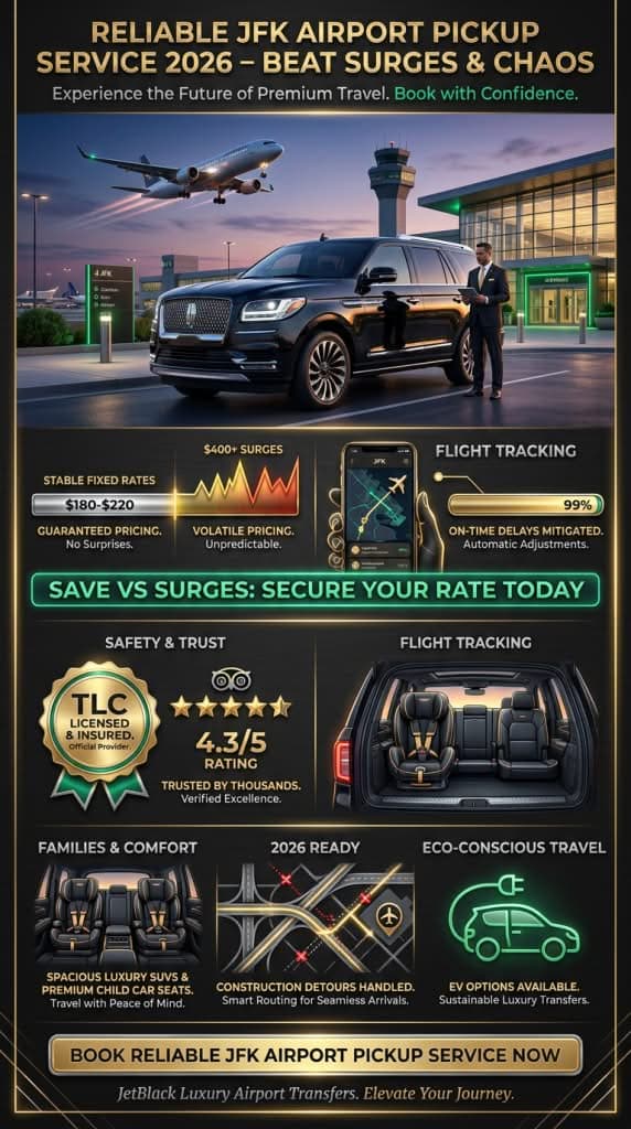 reliable jfk airport pick up service