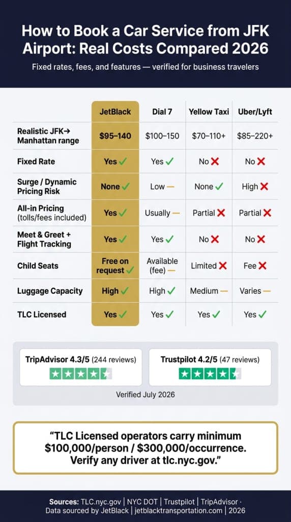 How To Book A Car Service From Jfk Airport