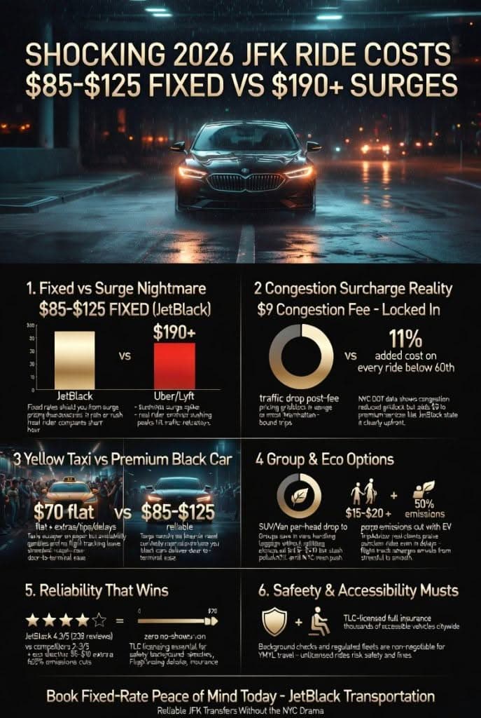 How Much Is A Car Service To Kennedy Airport-Infographic