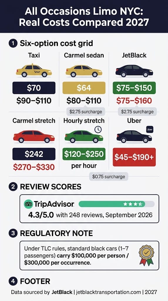 All Occasions Limo NYC: 4 Honest Seasonal Facts for 2027 3 October 10, 2026 Infographic all occasions limo