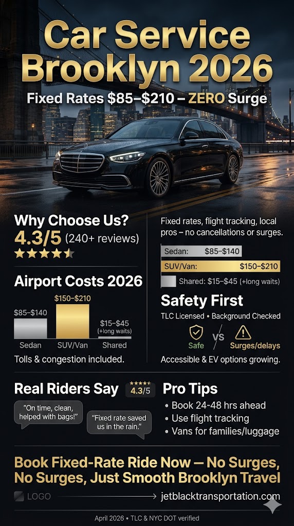 Infographic Car Service Brooklyn
