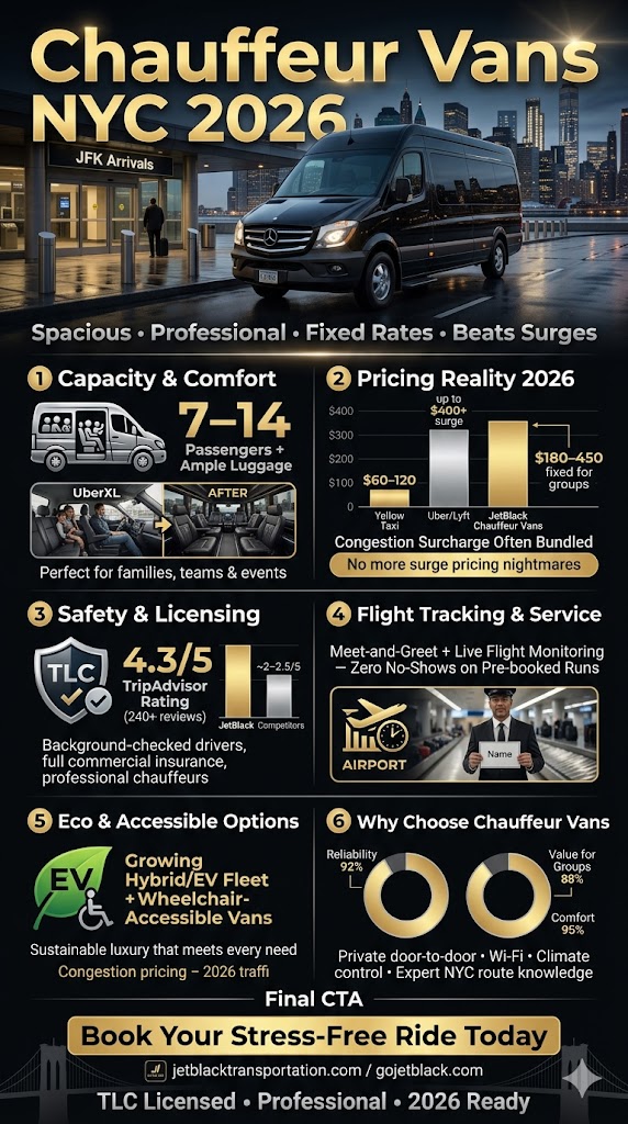 Infographic Chauffeur Vans