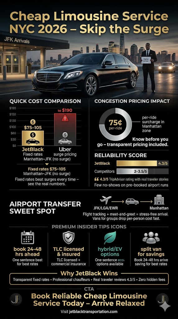 Infographic Cheap Limousine Service