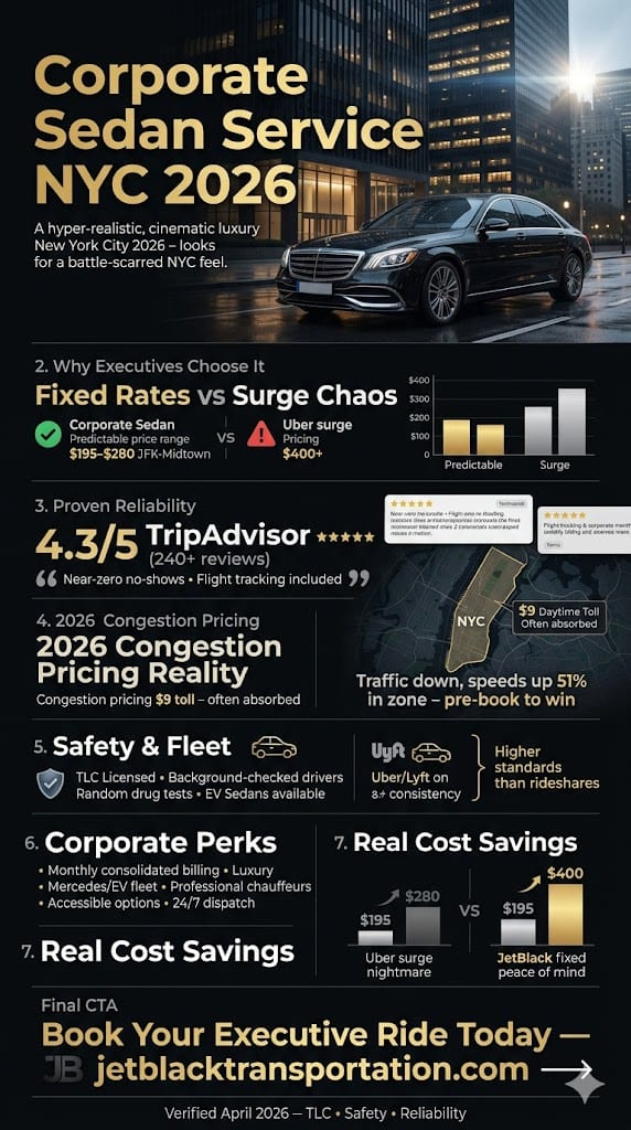 Corporate Sedan Service Nyc: 7 Proven Facts For Buyers In 2026 3 July 21, 2026 Infographic Corporate Sedan Service