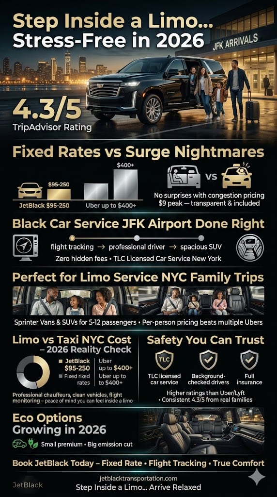 Infographic Inside A Limo