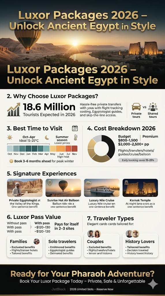 Infographic Luxor Packages