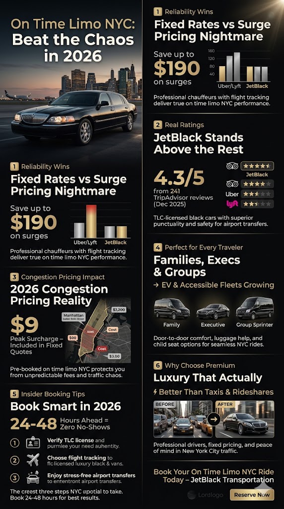 Infographic On Time Limo Nyc