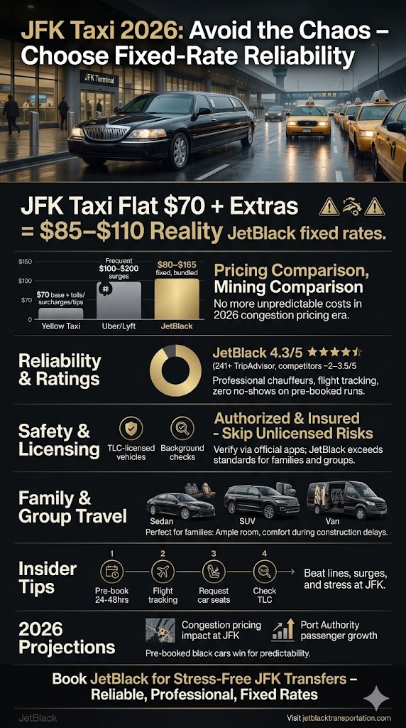 Infographic Taxi Jfk