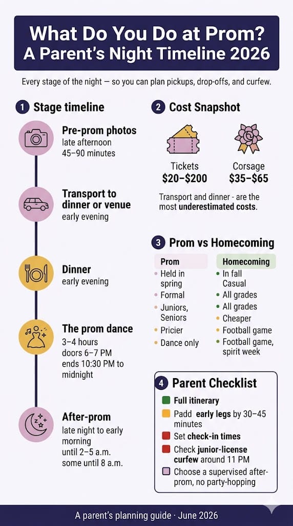 Infographic What Do You Do At Prom