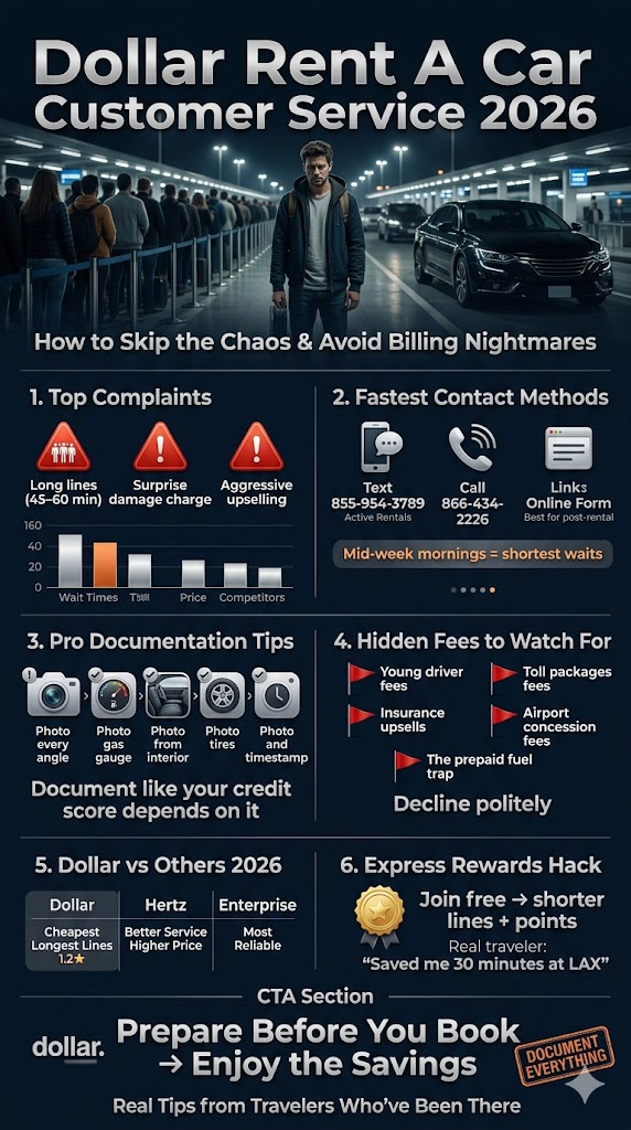 Infographic Dollar Rent A Car Customer Service