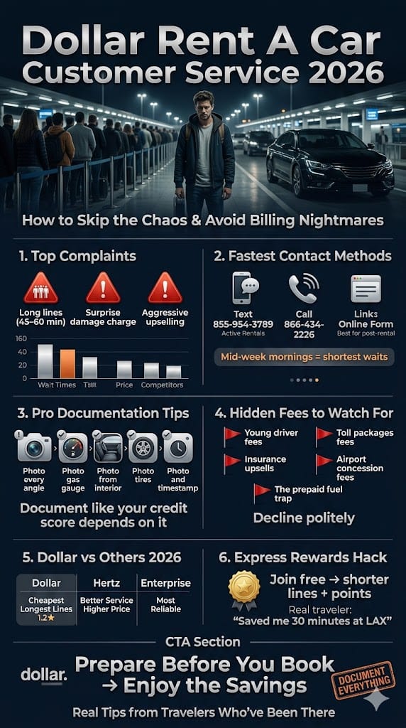 Infographic Dollar Rent A Car Customer Service