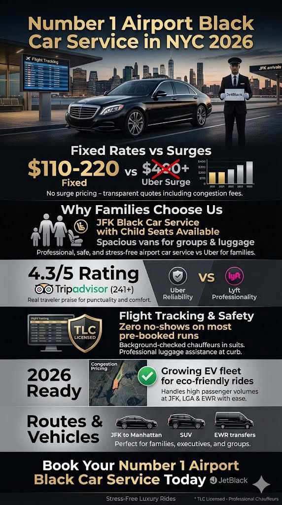 Number 1 Airport Black Car Service: 5 Honest Seasonal Facts For Families In 2026 3 July 18, 2026 Infographic Number 1 Airport Black Car Service