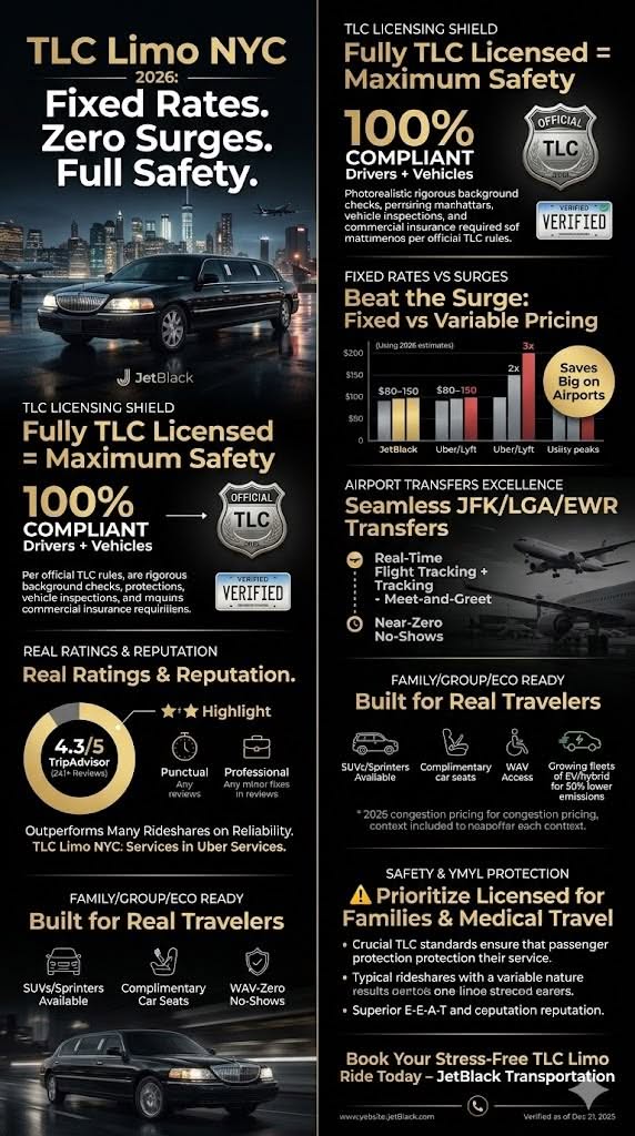 TLC Limo NYC: 6 Honest Facts for First-Time Visitors in 2026 3 October 11, 2026 Infographic TLC Limo