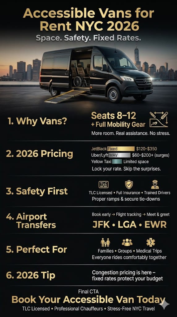 Accessible Vans for Rent in NYC: 7 Honest Facts for 2026 4 October 13, 2026 Infographic accessible vans for rent