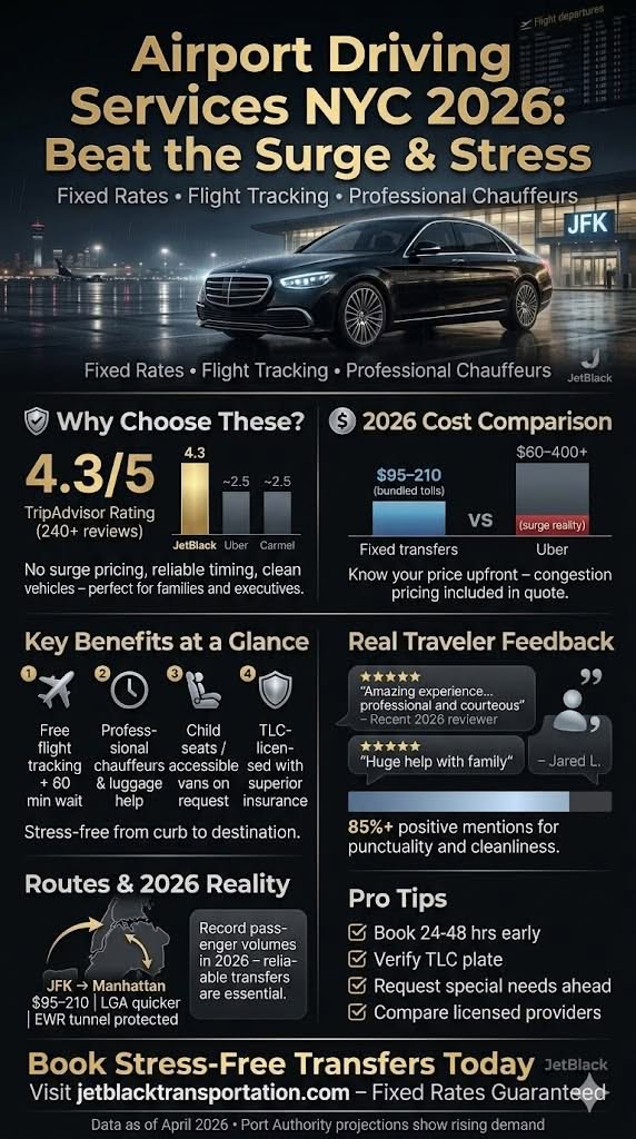 Infographic Airport Driving Services