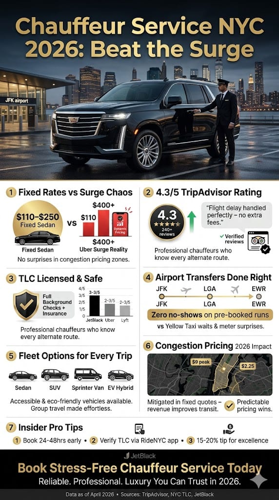 Chauffeur Service Nyc: 5 Honest Seasonal Facts For 2026 3 August 14, 2026 Infographic Chauffeur Service